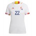 Belgia Charles De Ketelaere #22 Koszulka Wyjazdowych Kobiety MŚ 2022 Krótki Rękaw